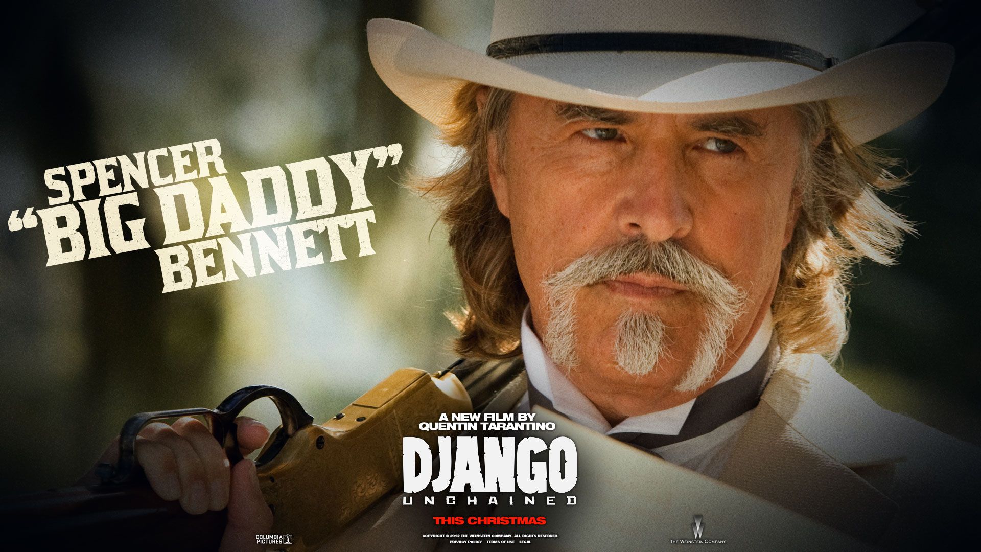 Django Unchained Spencer Big Daddy Bennett Wallpaper