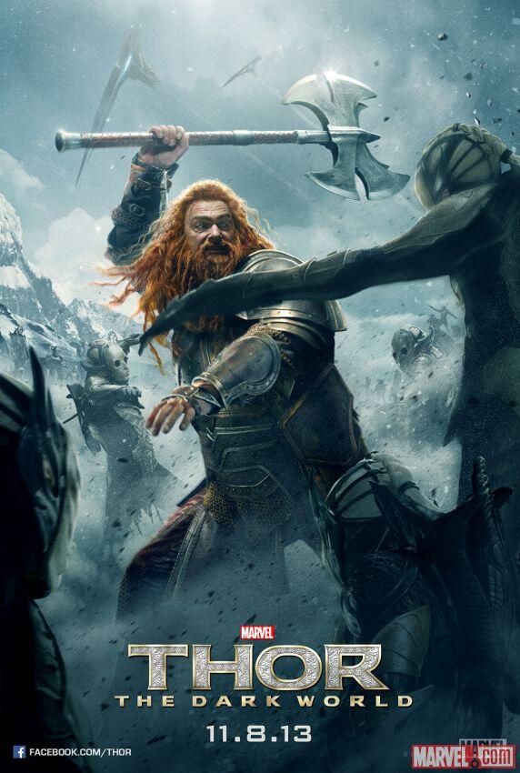 Thor The Dark World Poster Volstagg