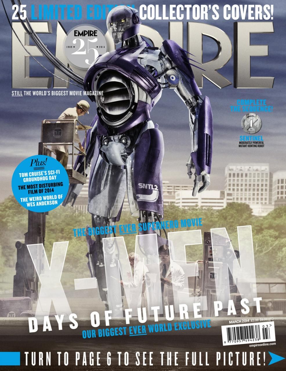 X-Men: Days of Future Past Sentinel Empire Cover