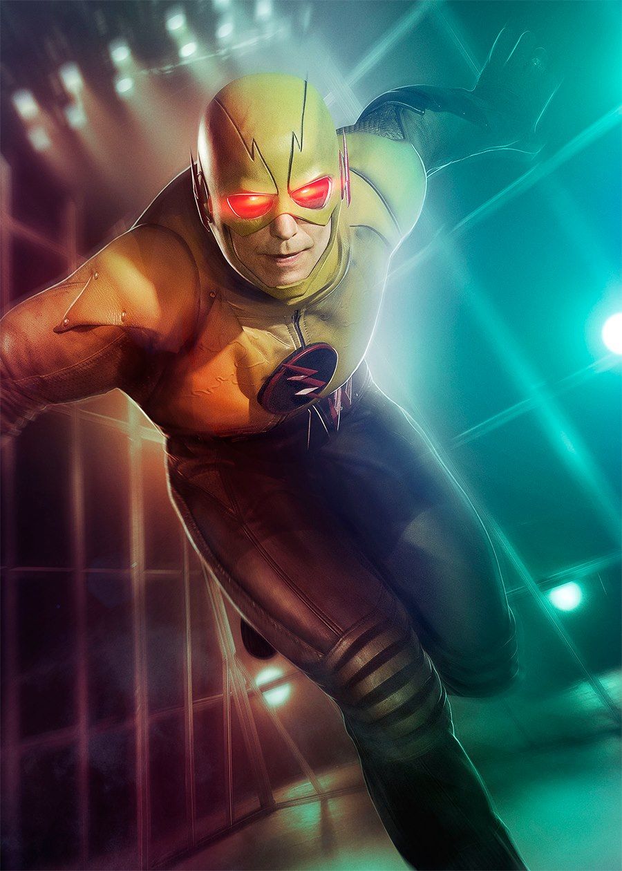 The Flash Reverse Flash Superhero Fight Club Poster