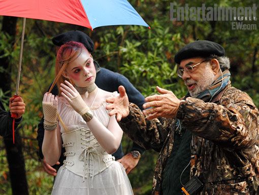 Elle Fanning Fanning and Francis Ford Coppola in Twixt