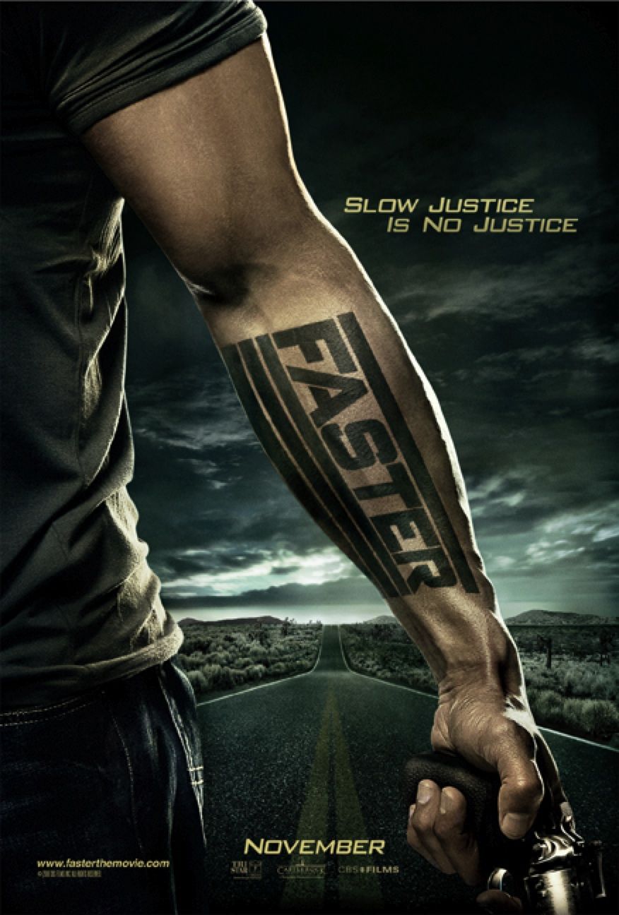 Faster theatrical poster
