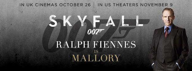 Skyfall Ralph Fiennes Character Banner
