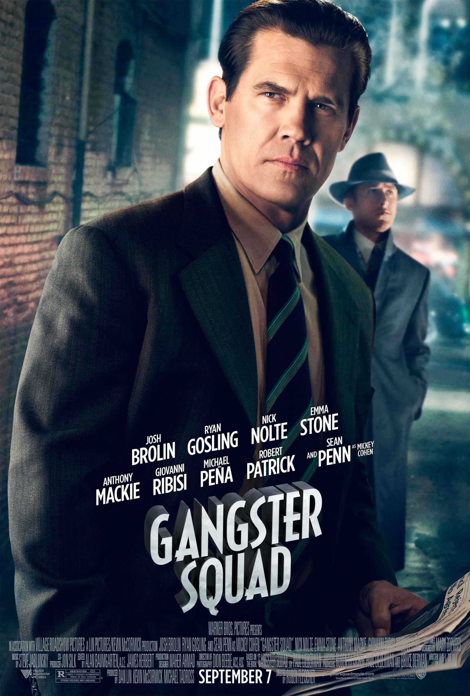Gangster Squad Josh Brolin Character Poster