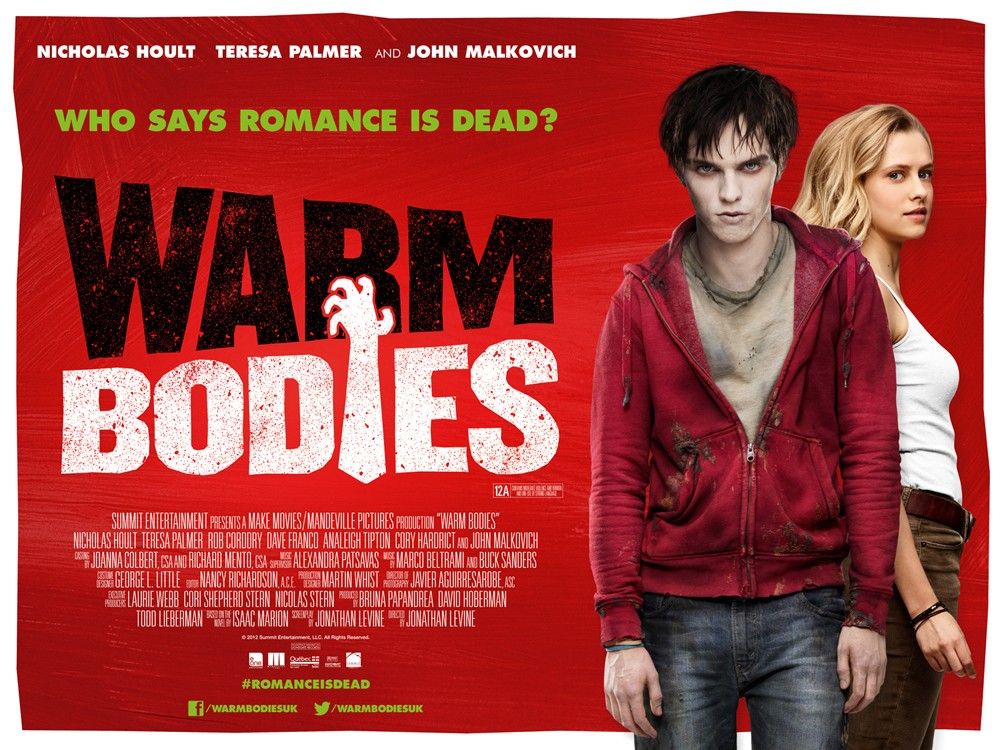 Warm Bodies U.K. Quad Poster