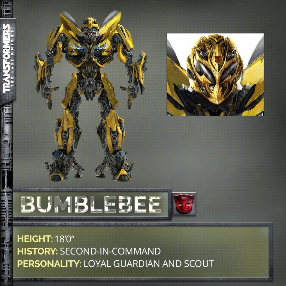 Transformers: The Last Knight Bumblebee Artwork