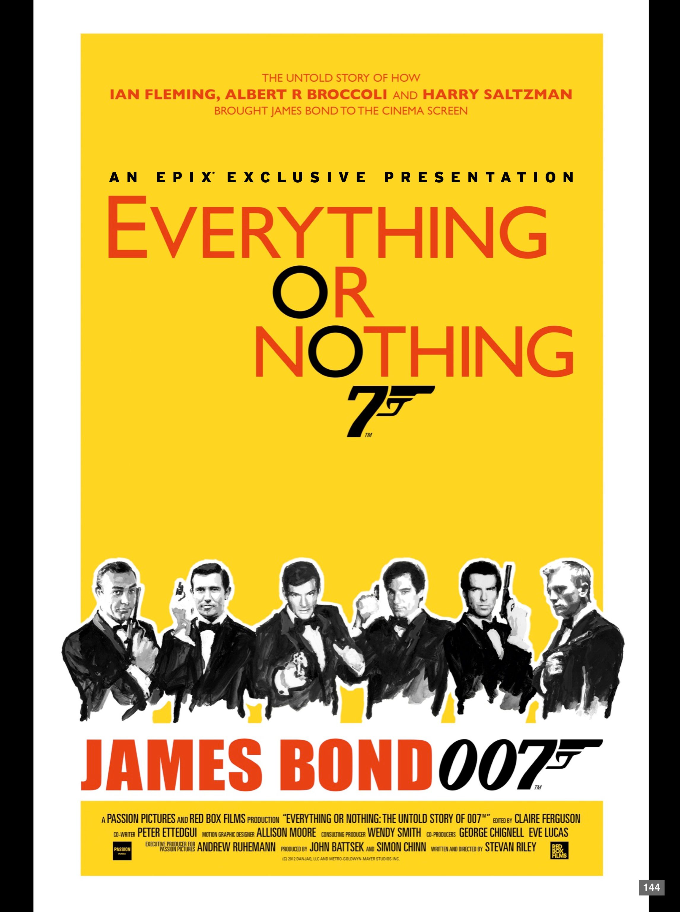 Everything Or Nothing The Untold Story Of 007 Poster #1