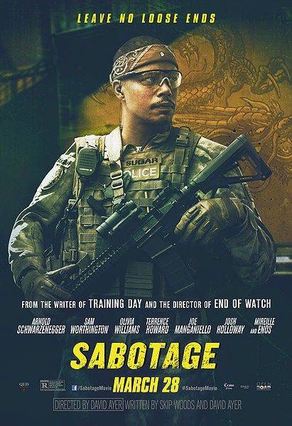 Sabotage Terrence Howard Character Poster