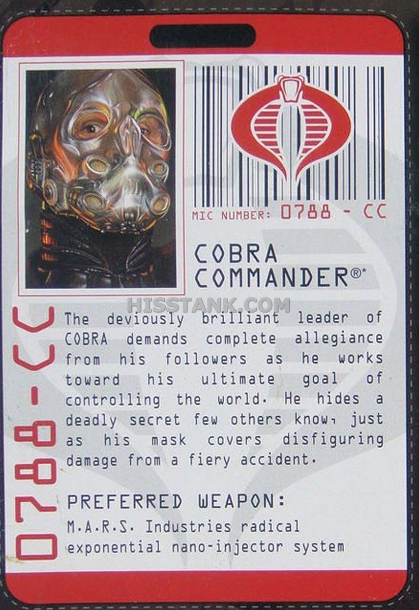 G.I. Joe's Cobra Commander Action Figure #2