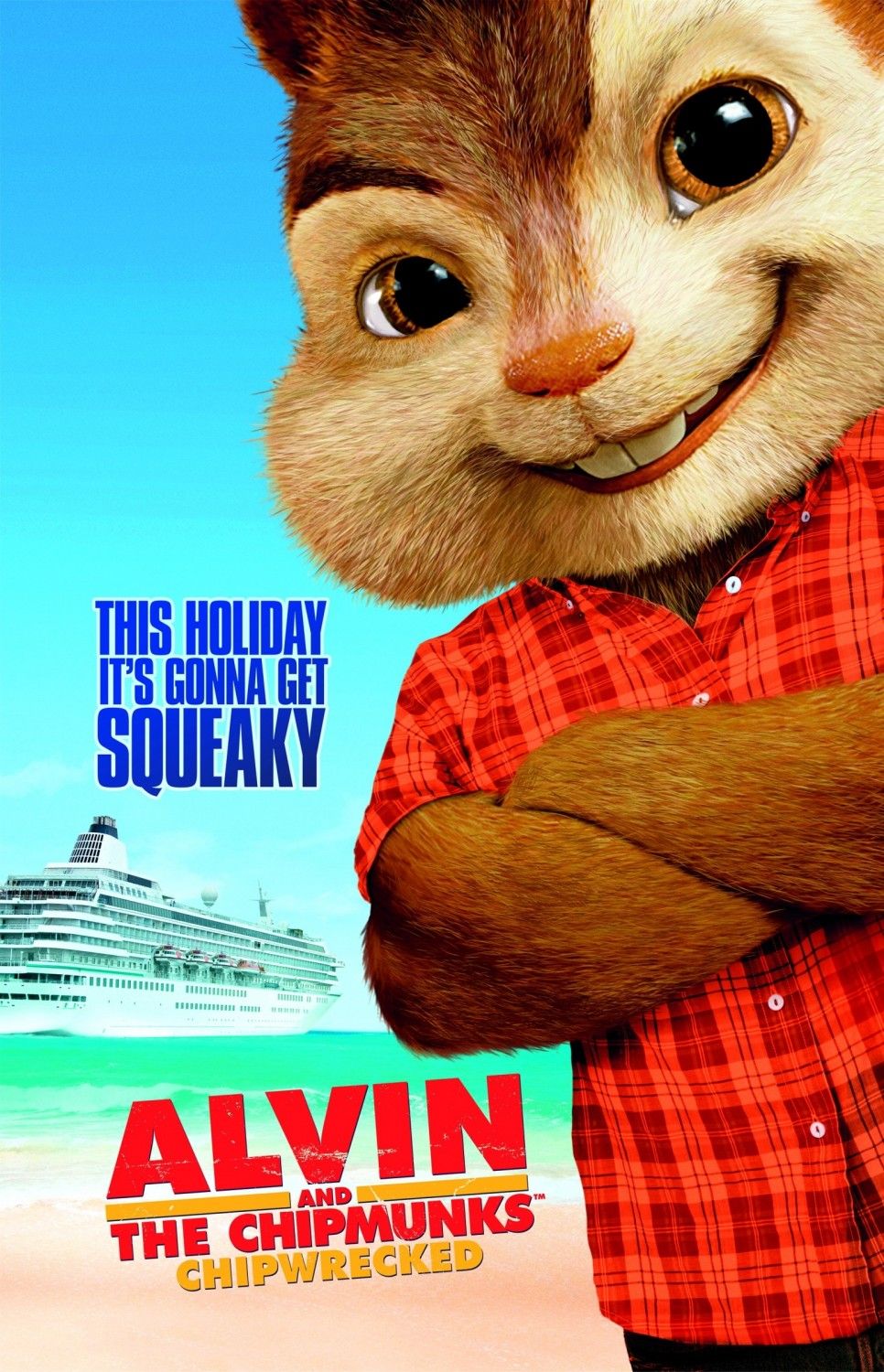 Alvin and the Chipmunks: Chip-Wrecked Poster #1