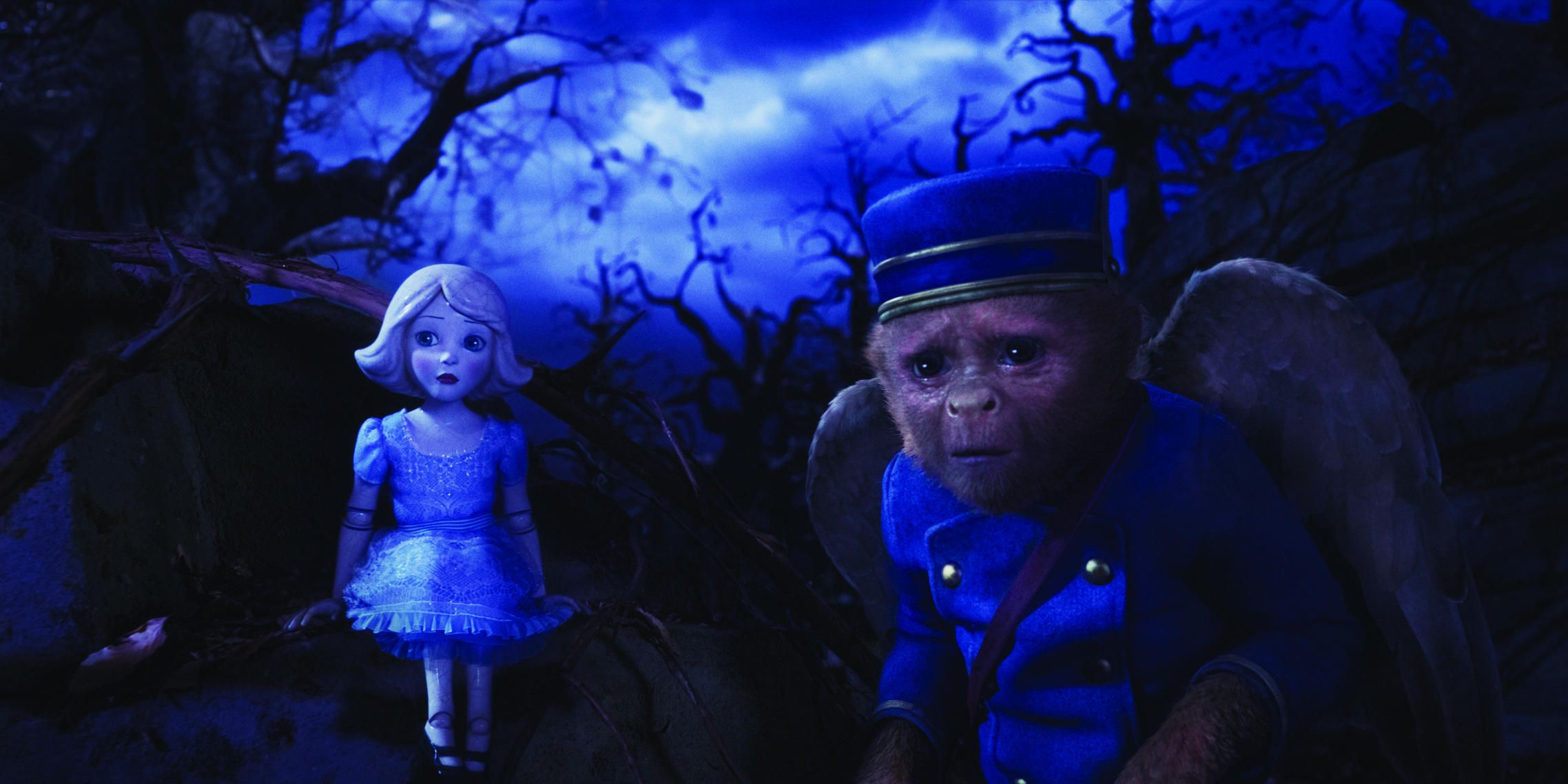 Finley and China Girl in Oz the Great and Powerful