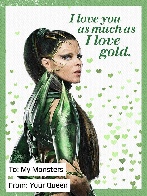 Rita Repulsa Valentine's Day Card