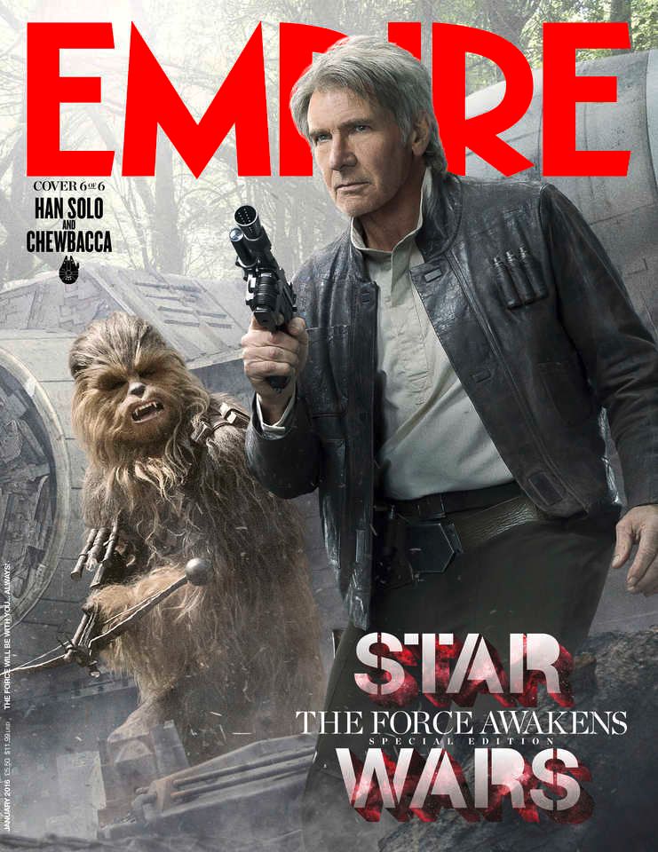 Star Wars: The Force Awakens Han Solo Empire Cover