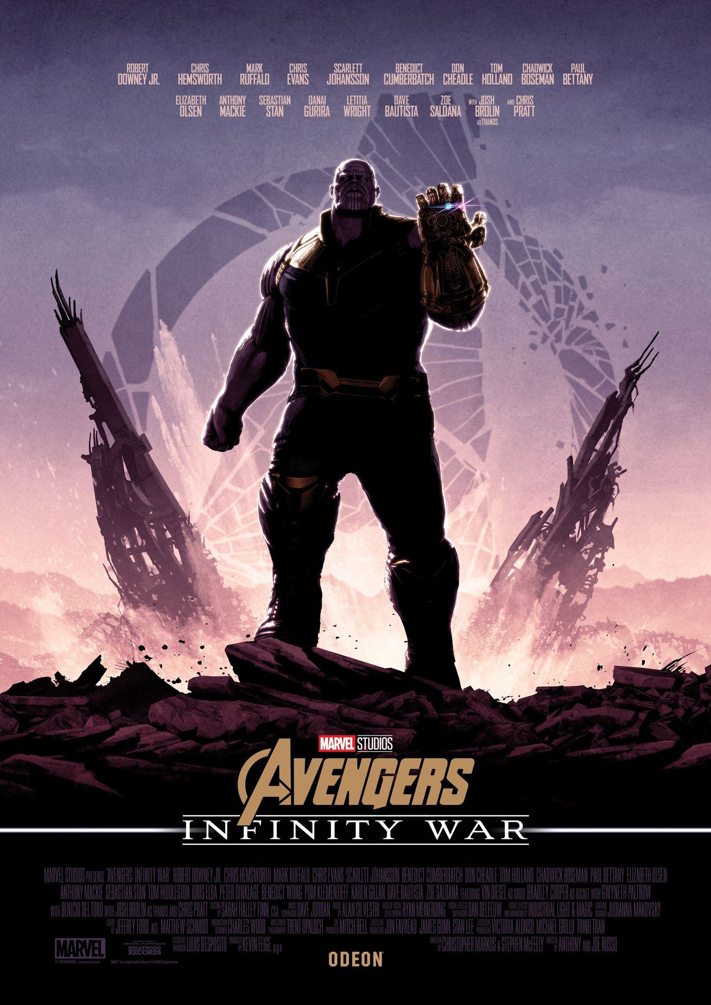Avengers Infinity War Odeon Poster #3