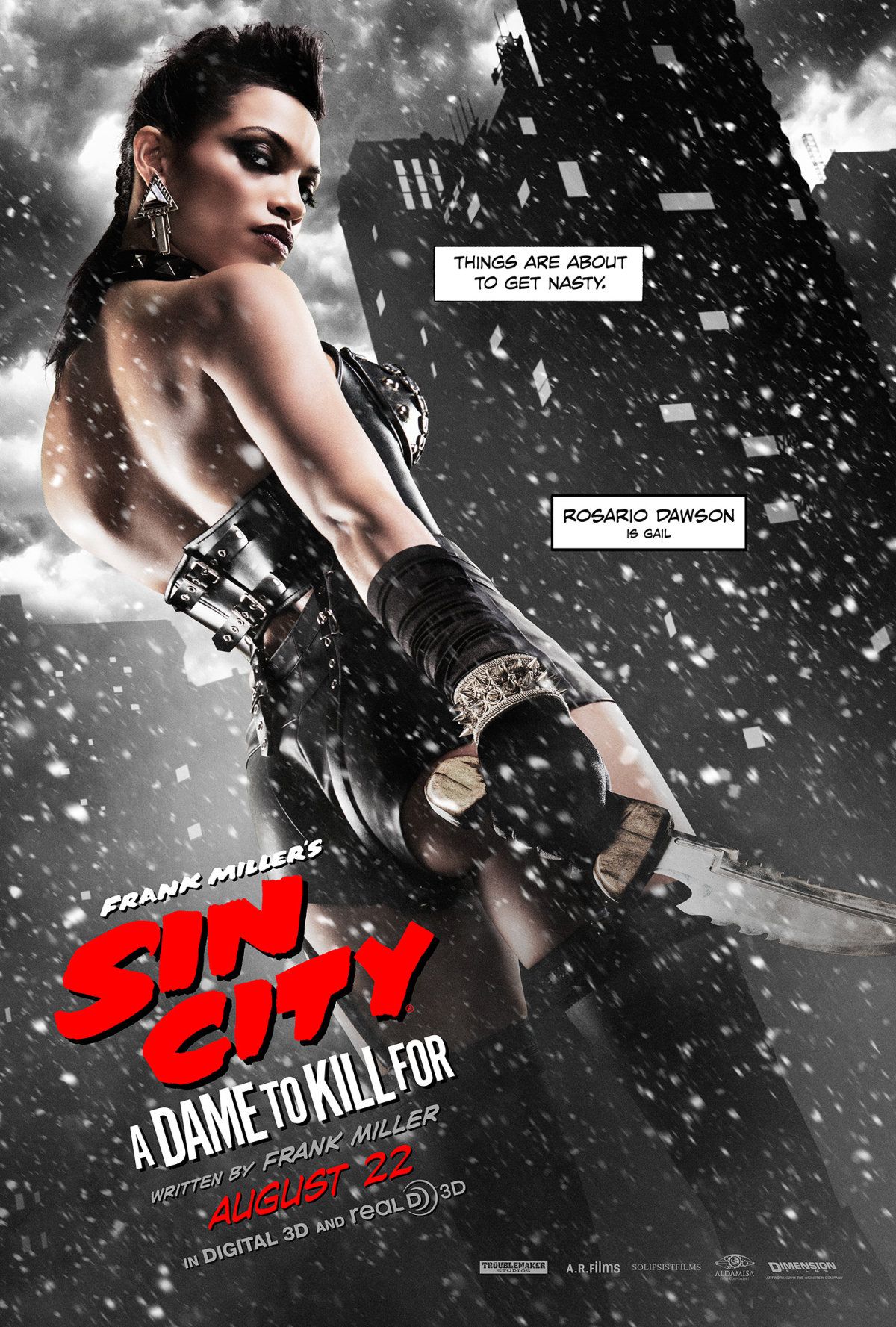 Sin City 2 Rosario Dawson Character Poster