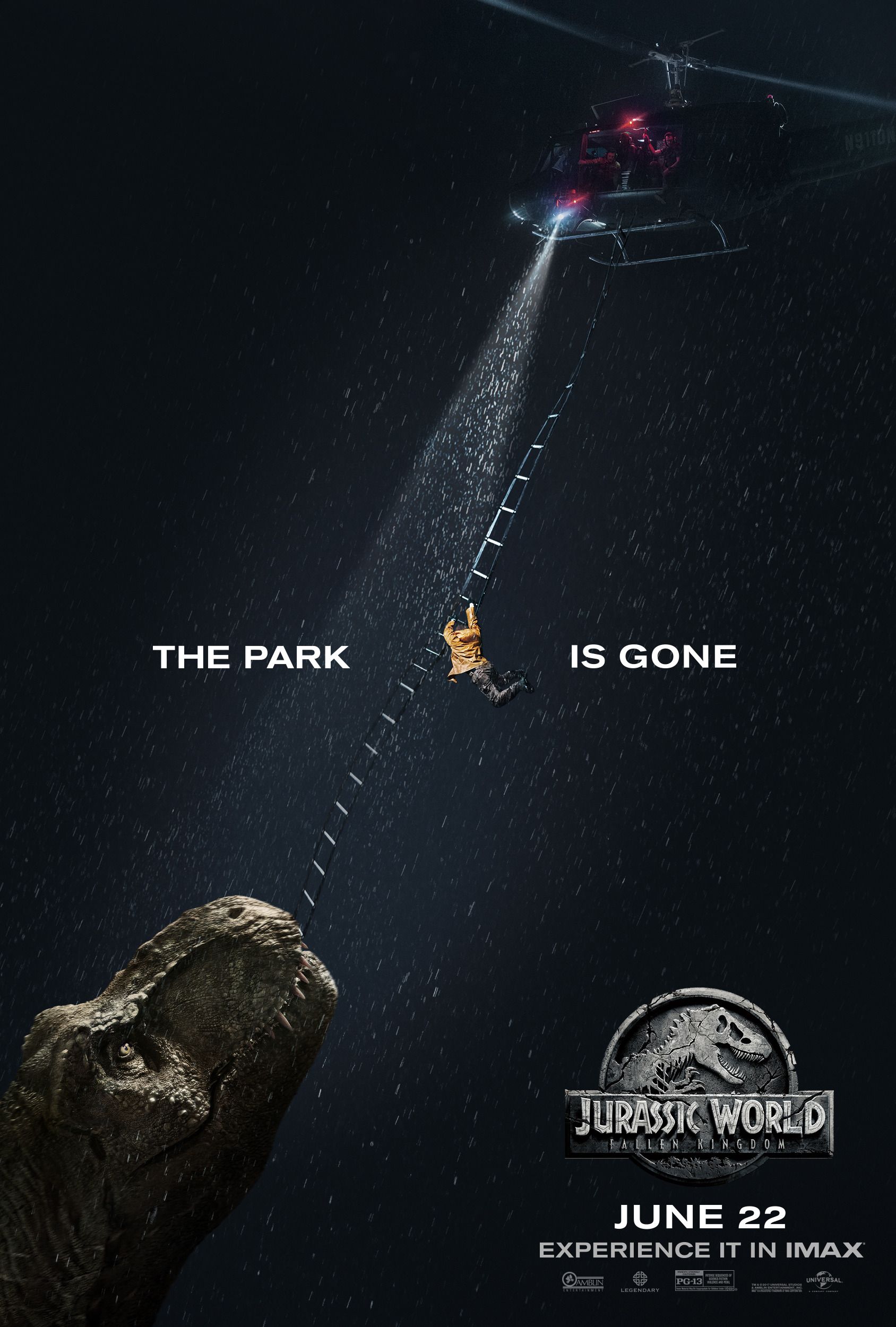 Jurassic World Fallen Kingdom Park is Gone Poster
