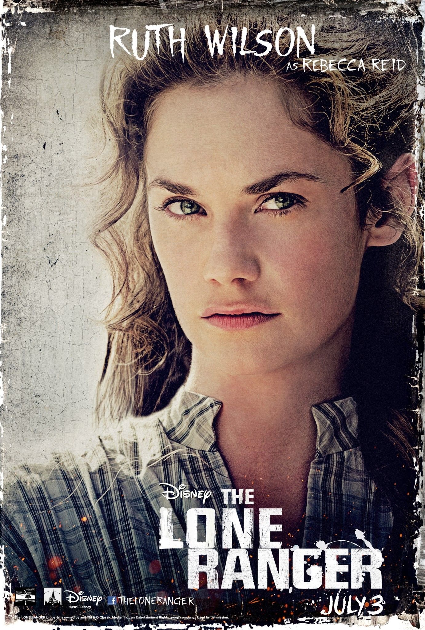 the Lone Ranger Poster with Ruth Wilson
