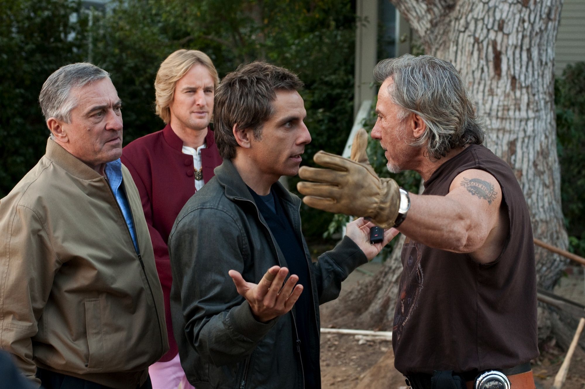 Robert De Niro, Ben Stiller and Owen Wilson in Little Fockers