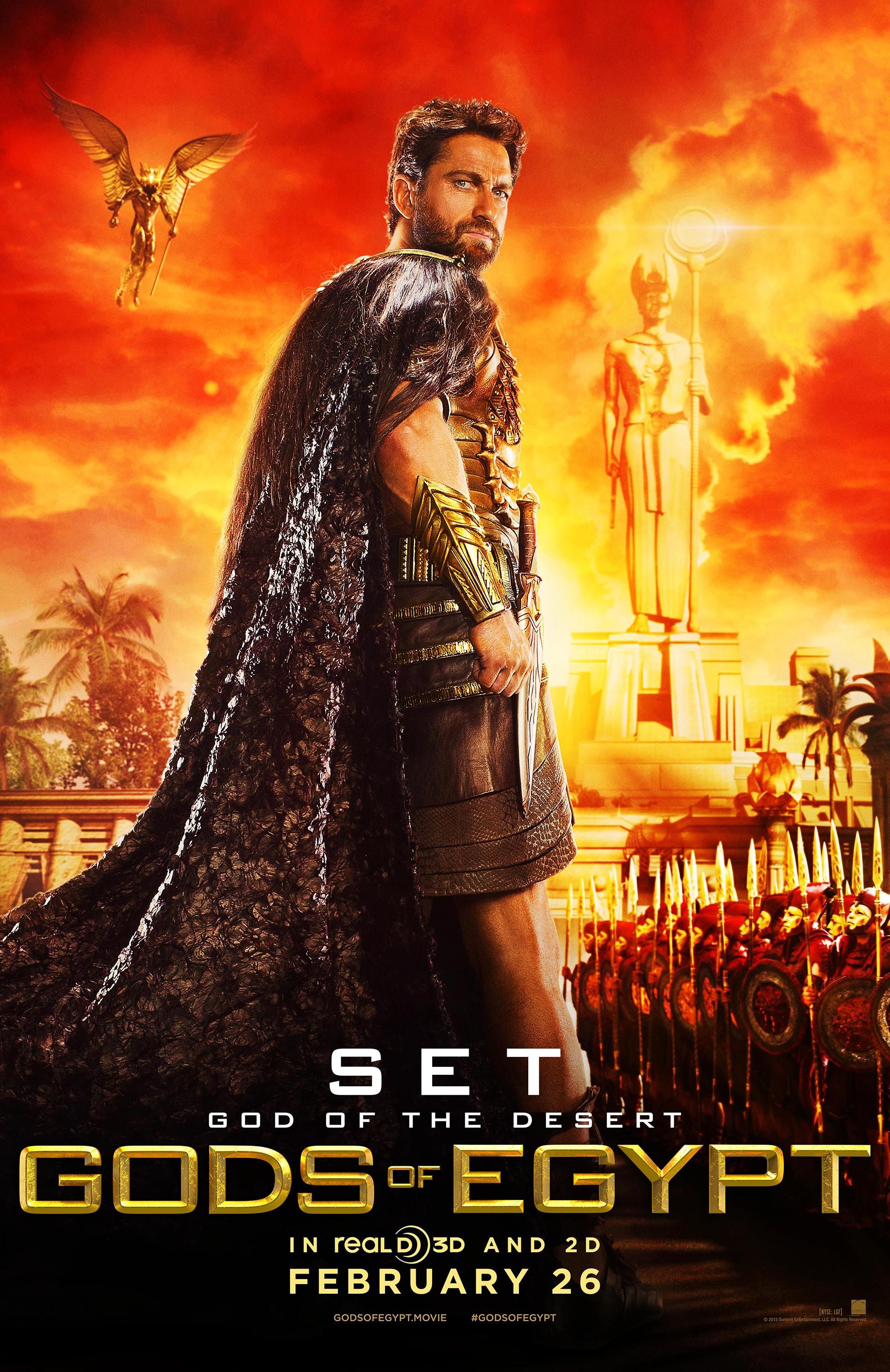 Gods of Egypt Gerard Butler Poster