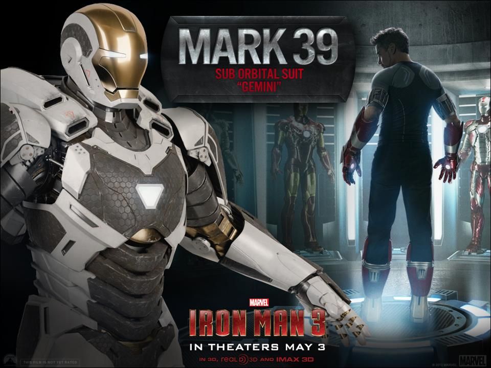 Iron Man 3 Mark 39 Sub-Orbital Armor