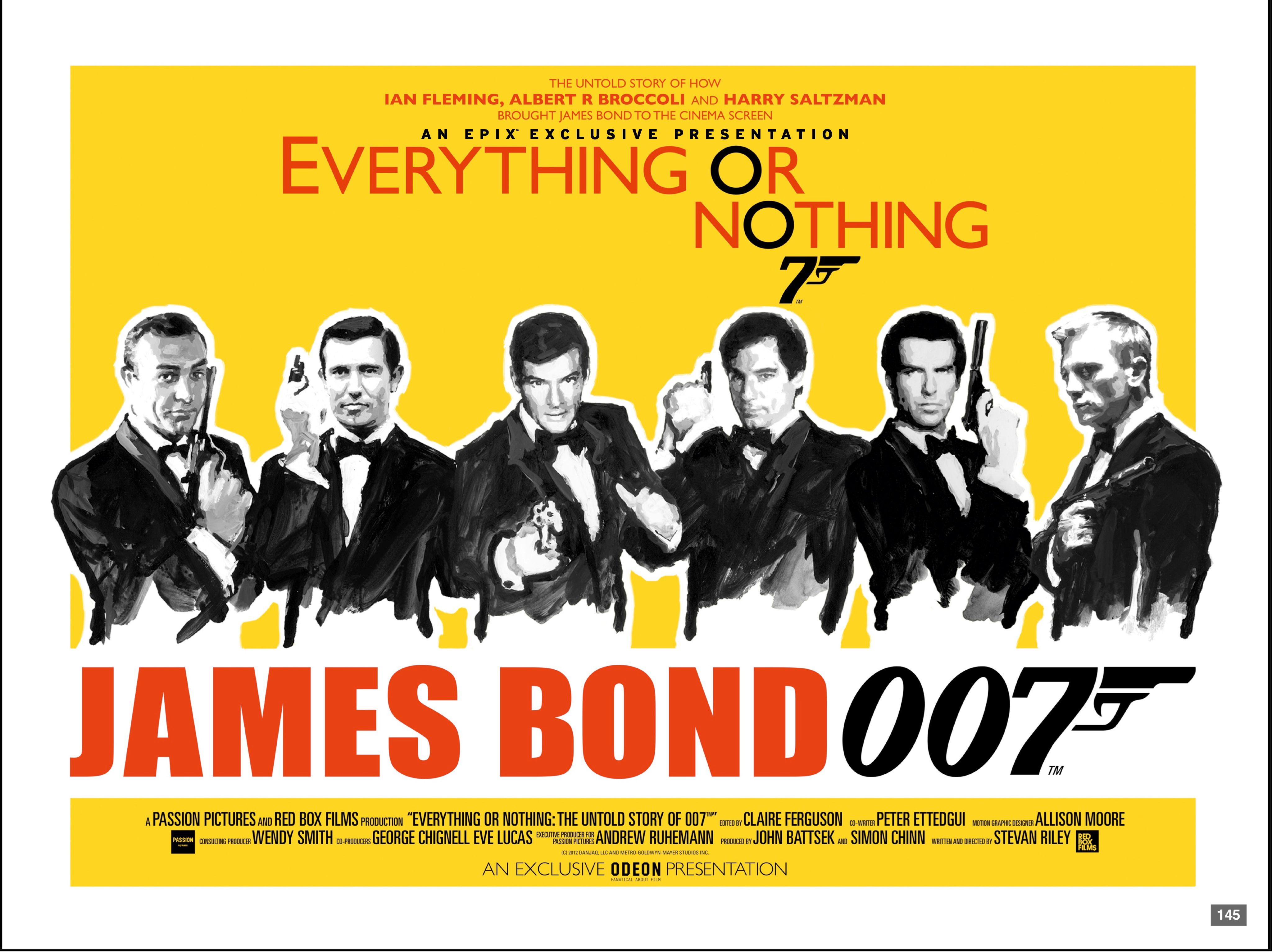 Everything Or Nothing The Untold Story Of 007 Poster #2