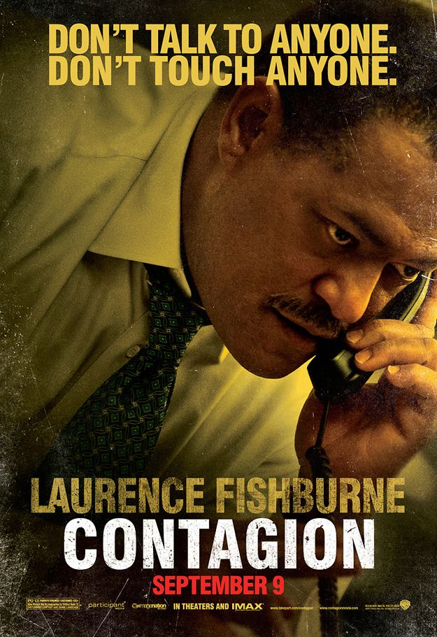 Contagion Laurence Fishburne Character Poster