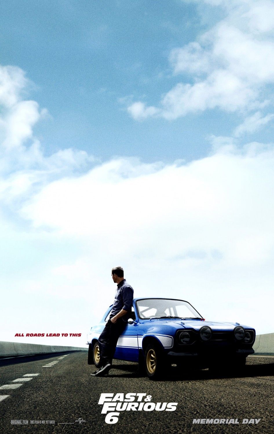 Fast & Furious 6 Paul Walker Character Poster
