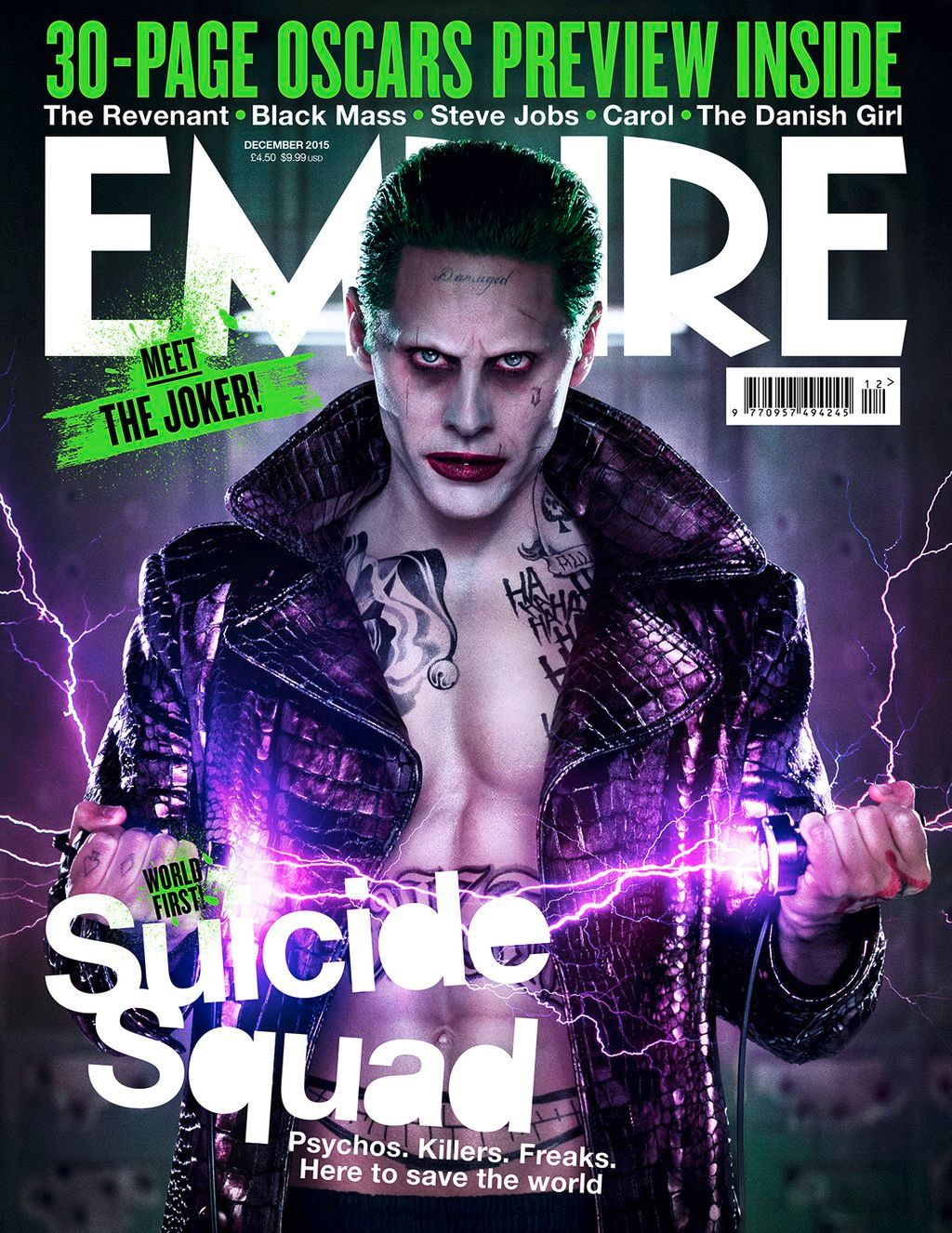 Suicide Squad Joker Magazine Cover