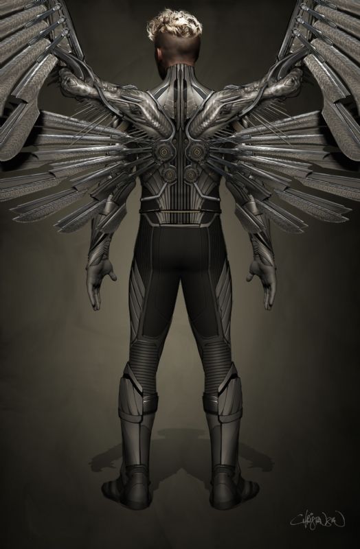 X-Men Apocalypse Angel Concept Art 1