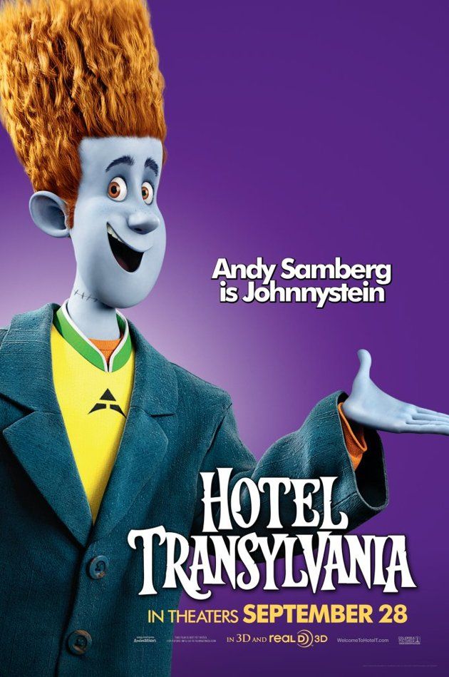 Hotel Transylvania Johnnystein Character Poster