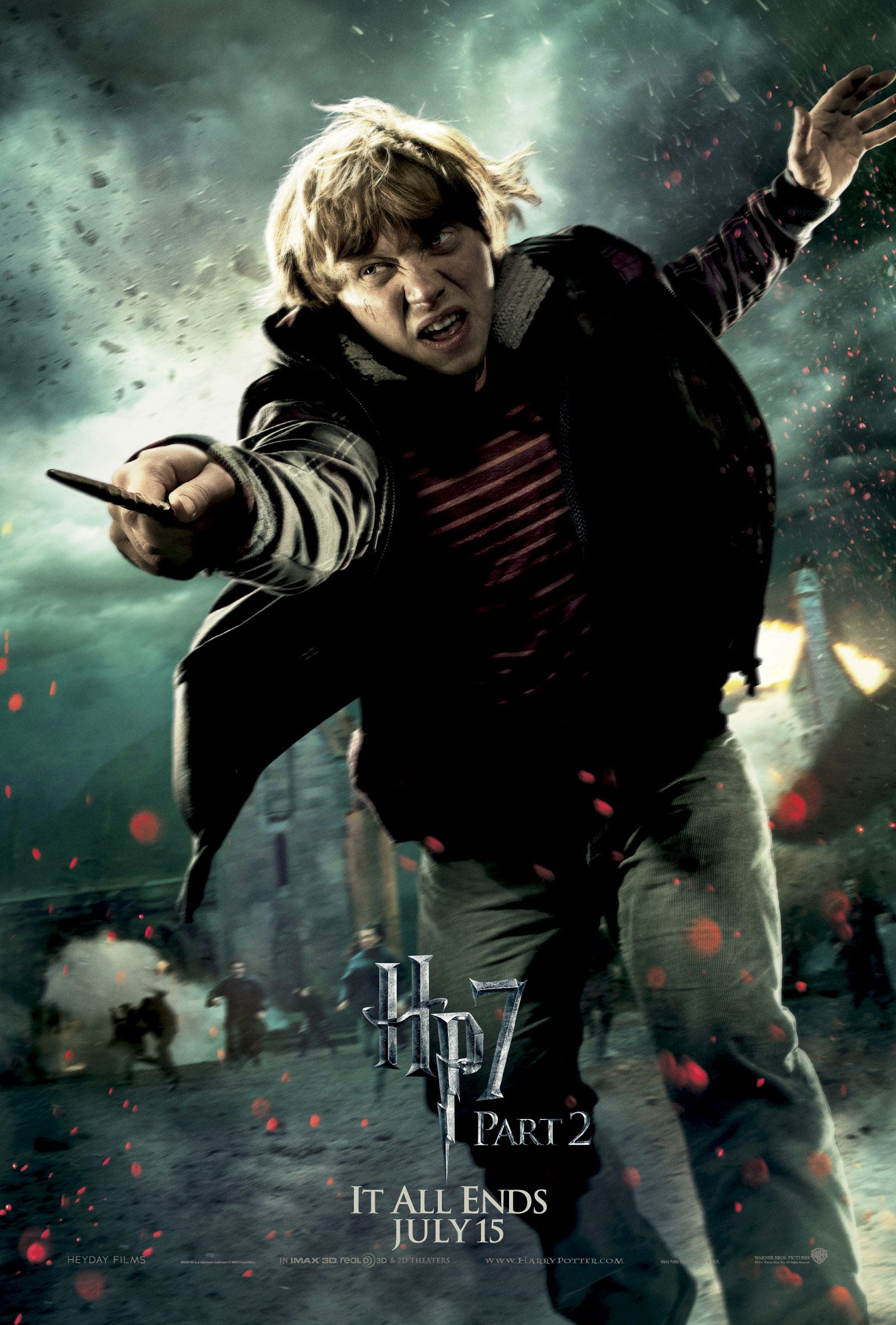 Harry Potter and the Deathly Hallows - Part 2 Ron Weasley Character Poster