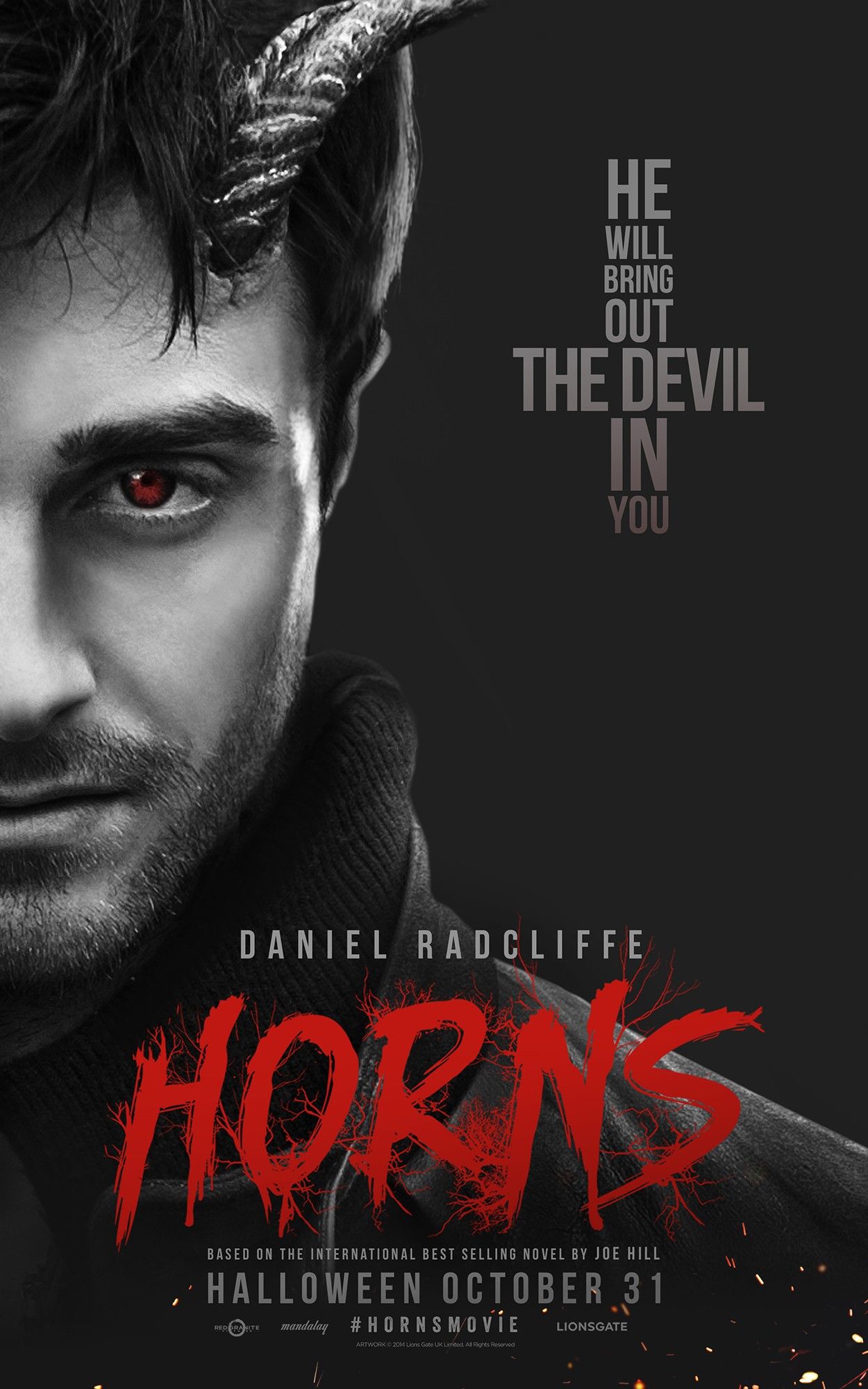 Horns Daniel Radcliffe Character Poster