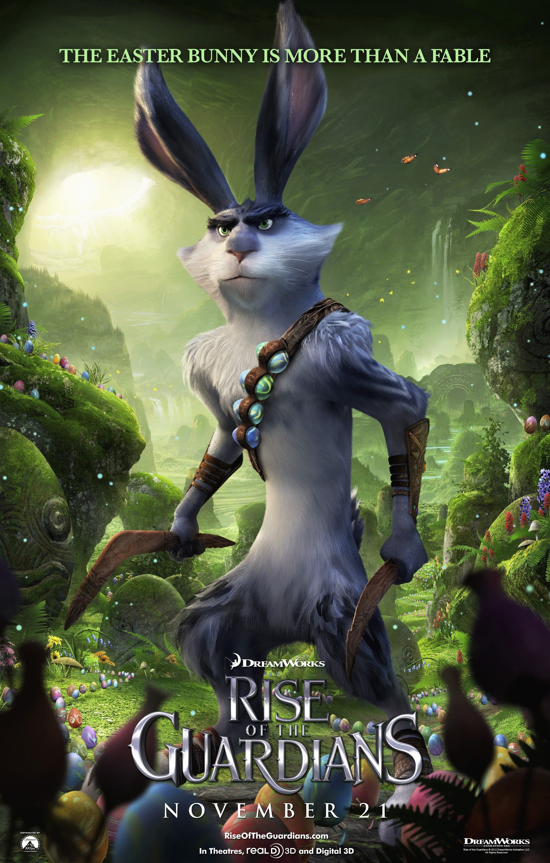 Rise of the Guardians E. Aster Bunnymund Character Poster