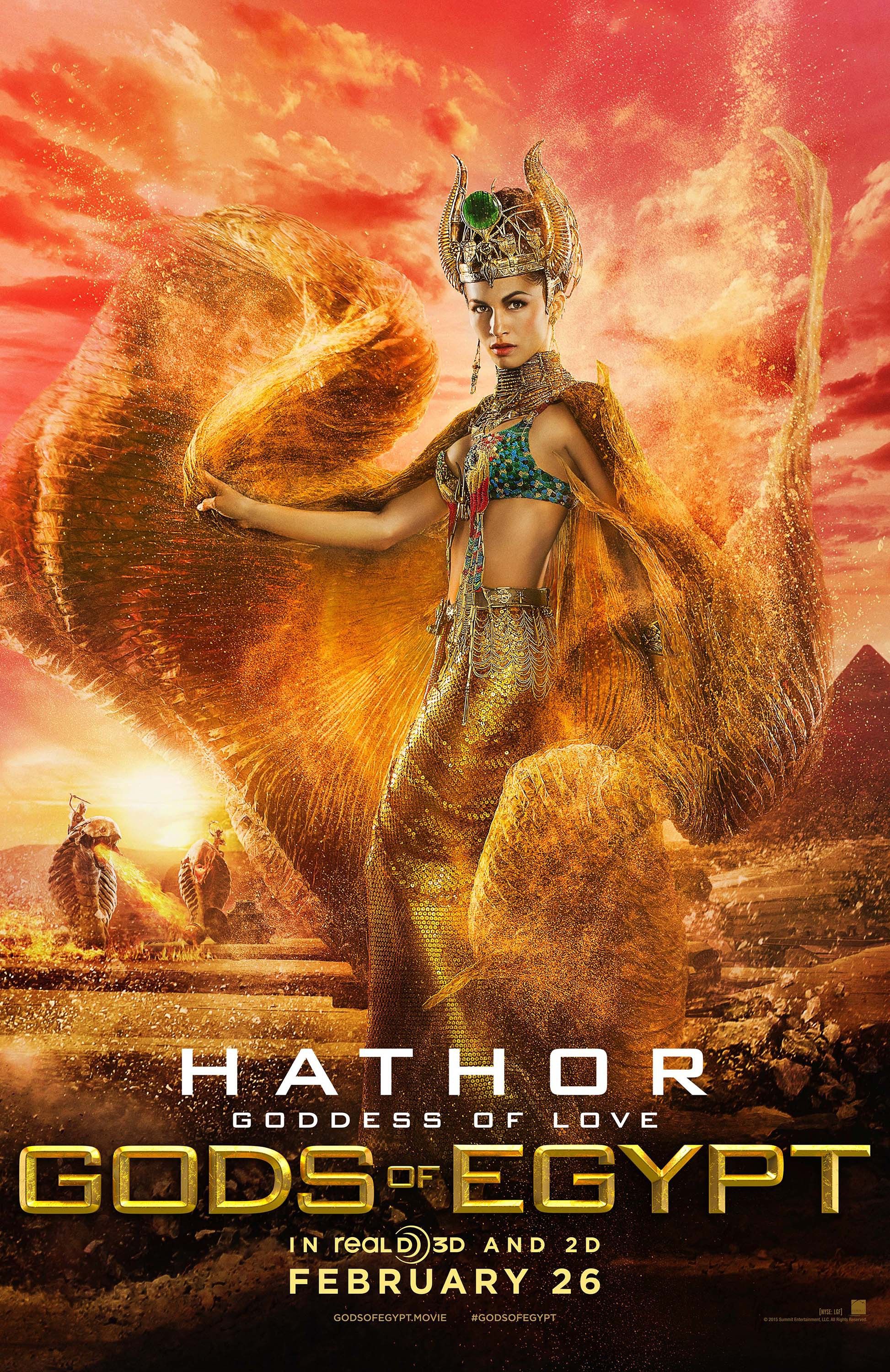5 Gods Of Egypt Character Posters Introduce The Cast