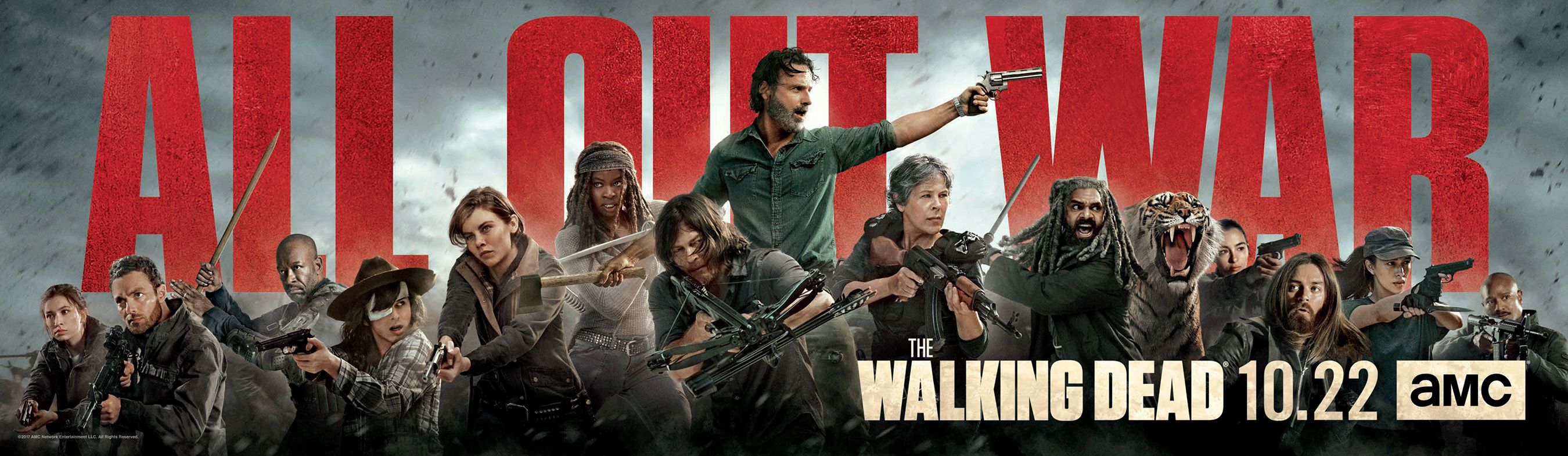 Walking Dead Season 8 All Out War Poster