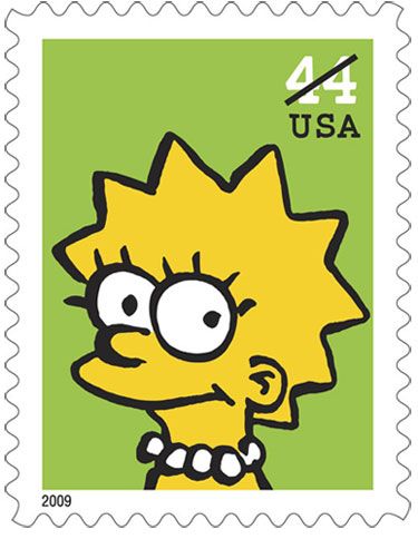 The Simpsons Postage Stamps #6