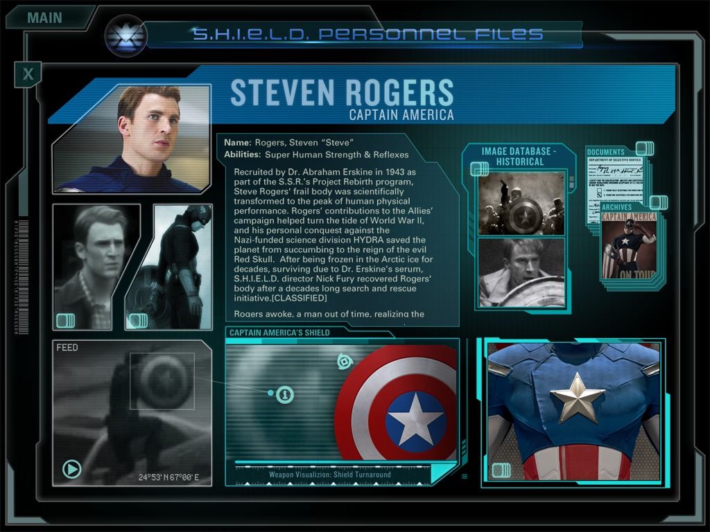 Marvel's The Avengers Captain America Second Screen Photo