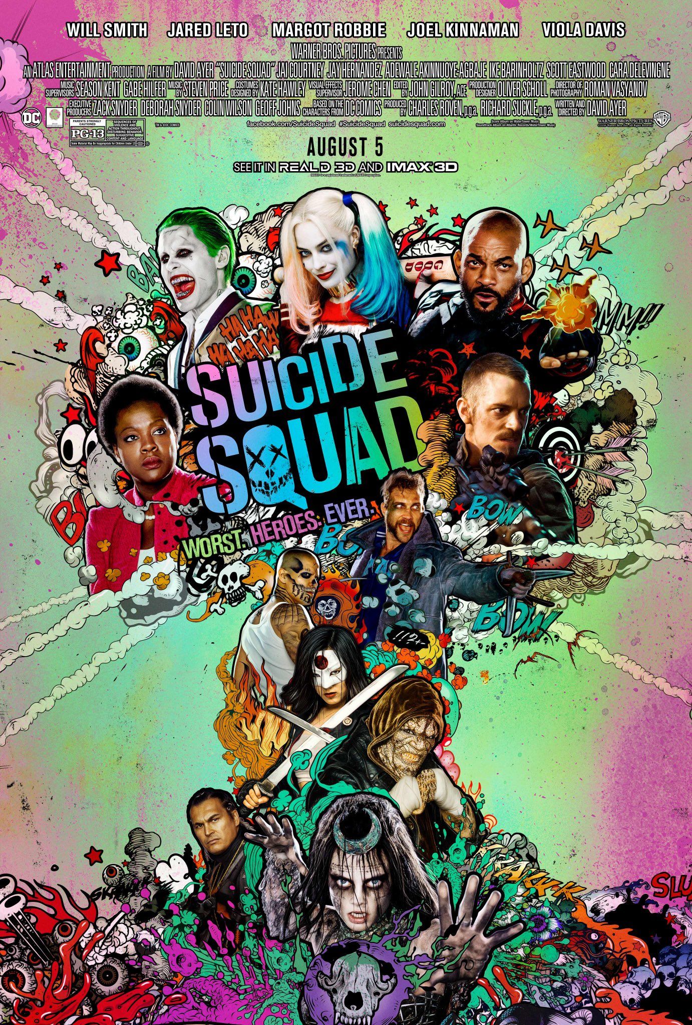 Suicide Squad Poster Atomic Blast