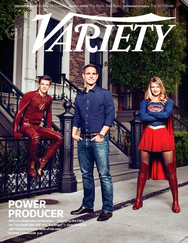 Flash Supergirl Variety Cover