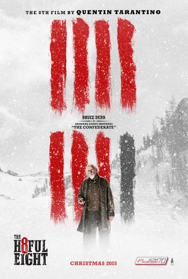 The Hateful Eight General Sandy Smithers Poster