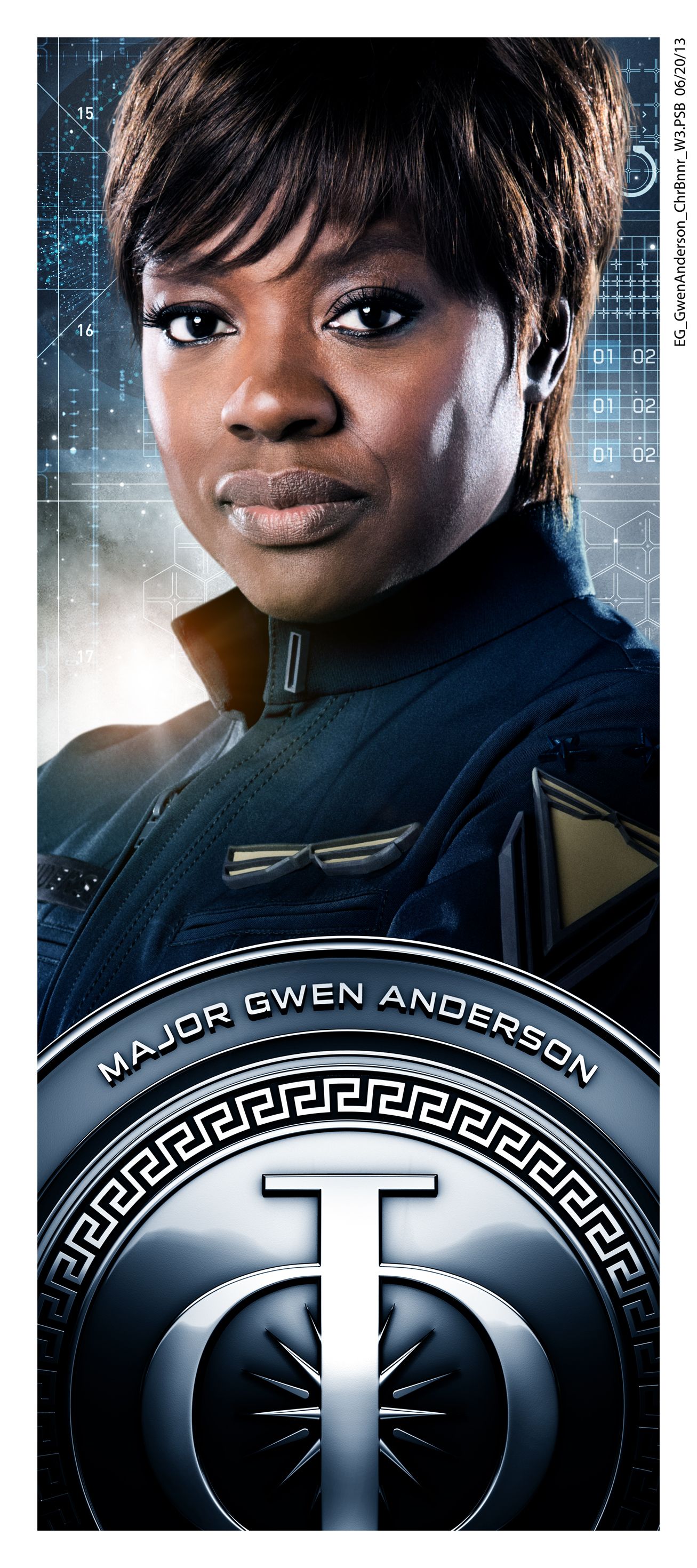 Ender's Game Viola Davis Character Poster