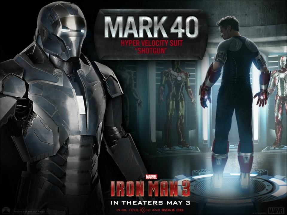 Iron Man 3 Mark 40 Concept Art