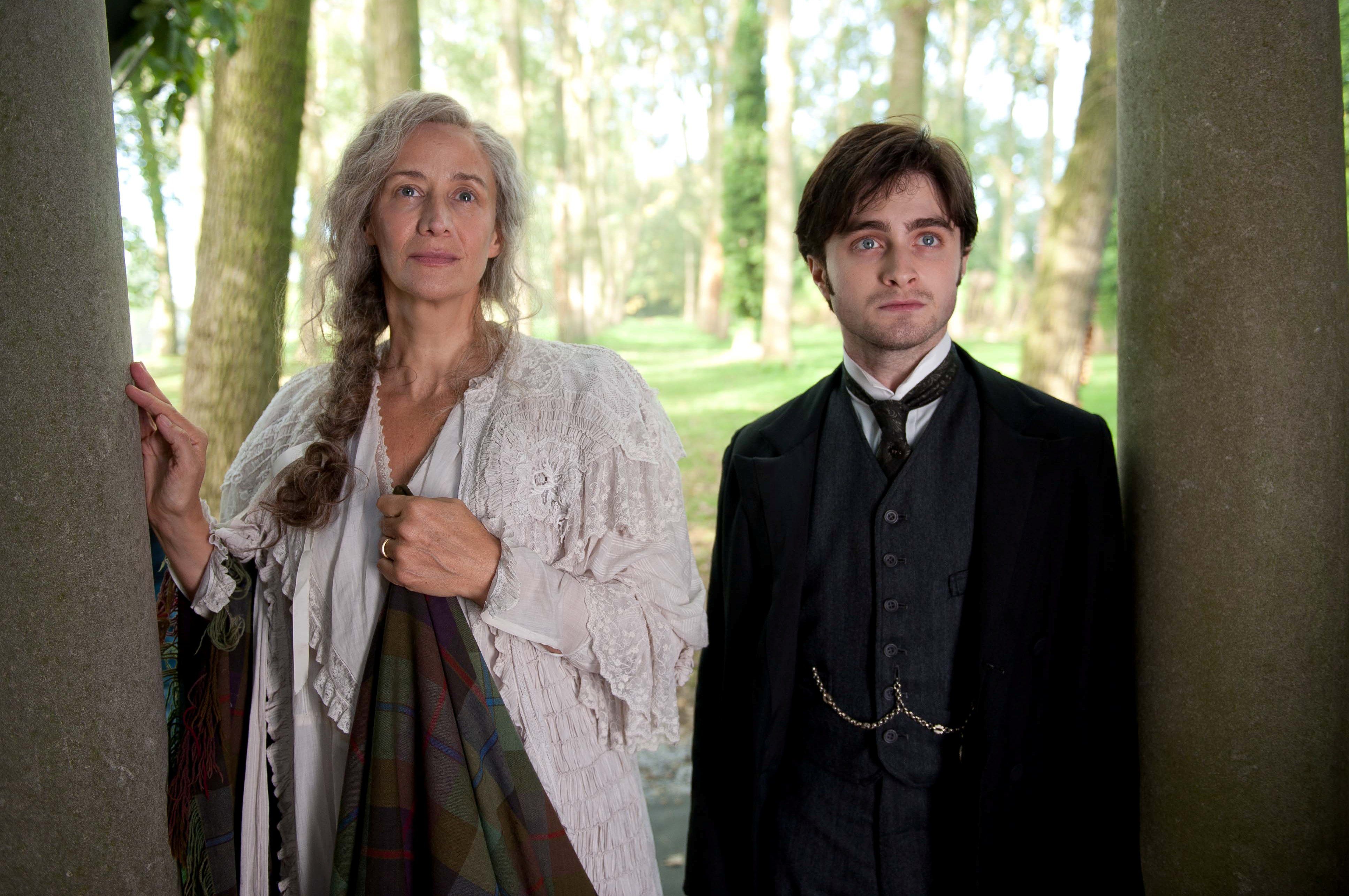 Janet McTeer and Daniel Radcliffe in The Woman in Black
