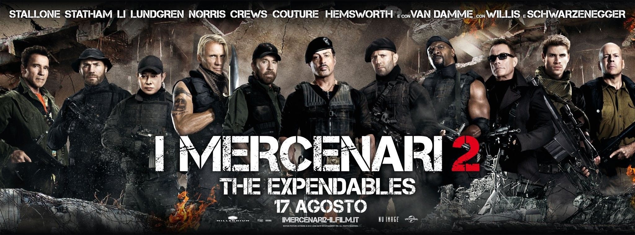 The Expendables 2 International Banner