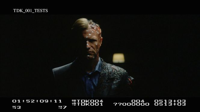 Aaron Eckhart The Dark Knight Two-Face Make-Up Test Photo 3