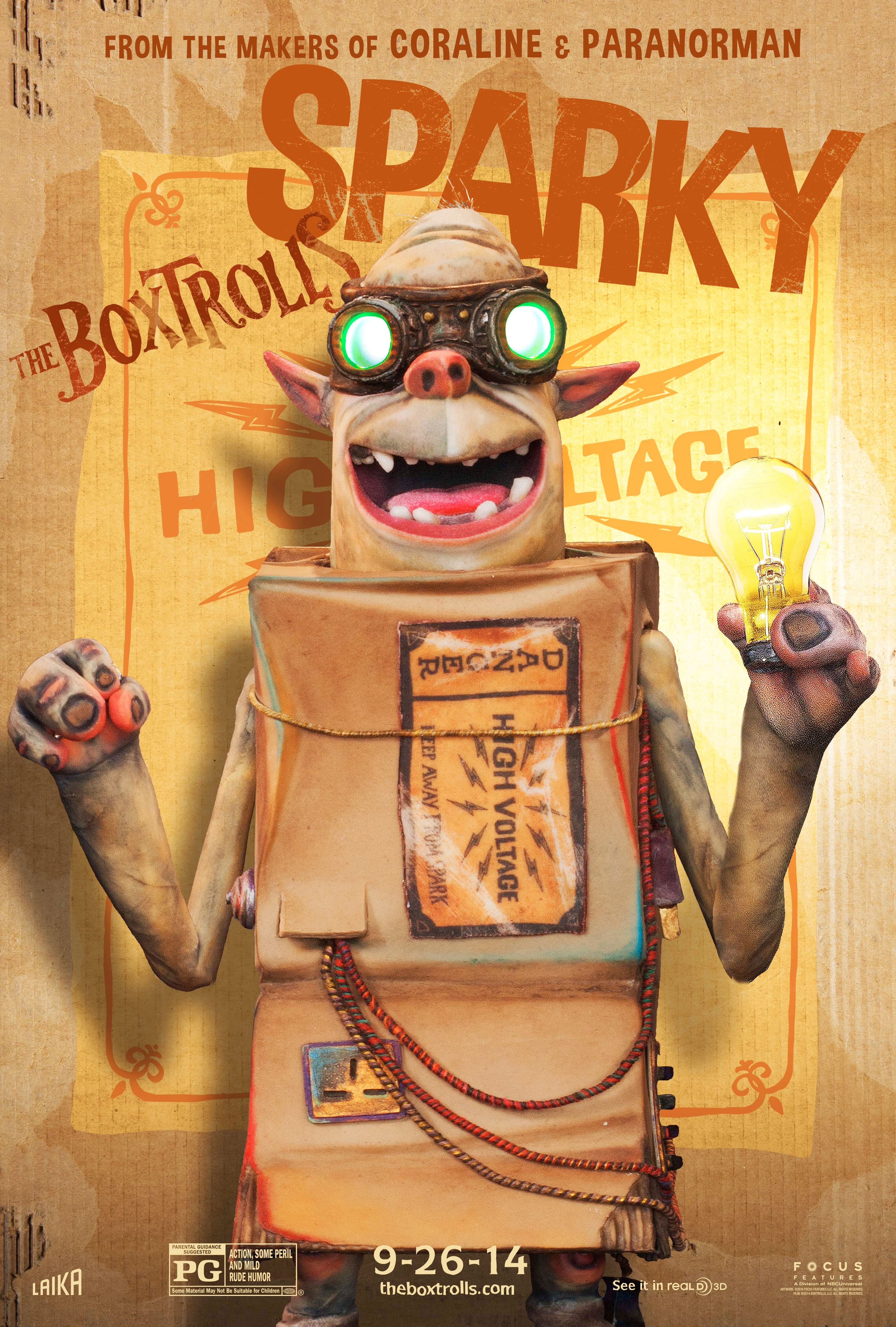 The Boxtrolls Comic-Con Poster Sparky