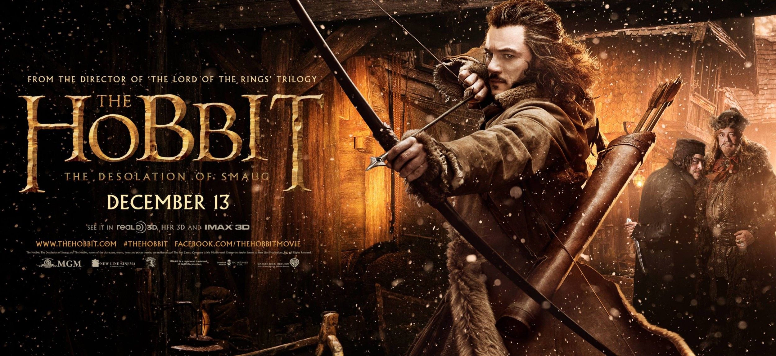 The Hobbit The Desolation of Smaug Bard the Bowman Poster