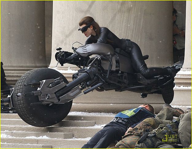 The Dark Knight Rises Anne Hathaway Stunt Photo #2