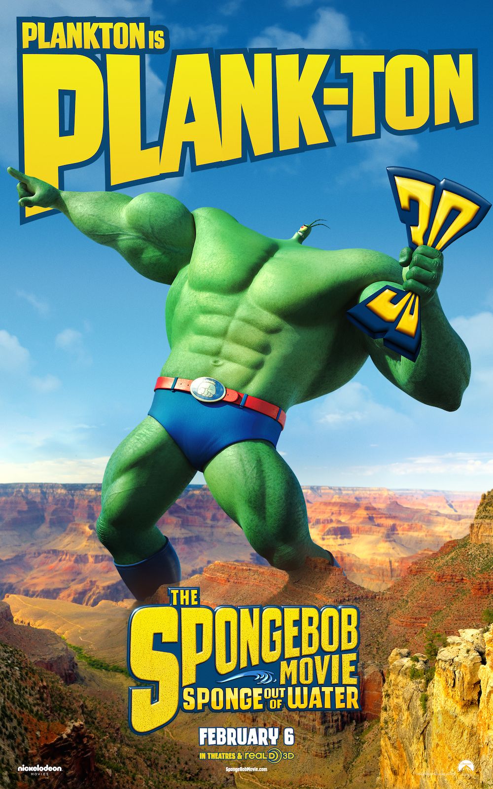 The Spongebob Movie: Sponge Out of Water Plankton Character Poster