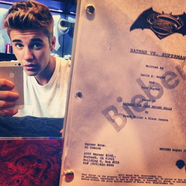 Justin Bieber Batman Vs. Superman